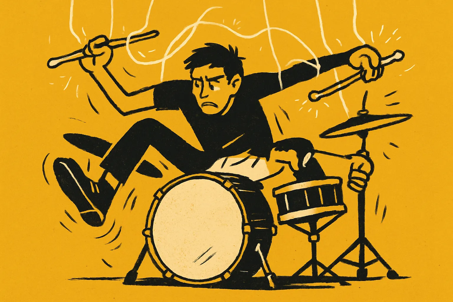 Illustration for “Hand and Foot Coordination on Drums”