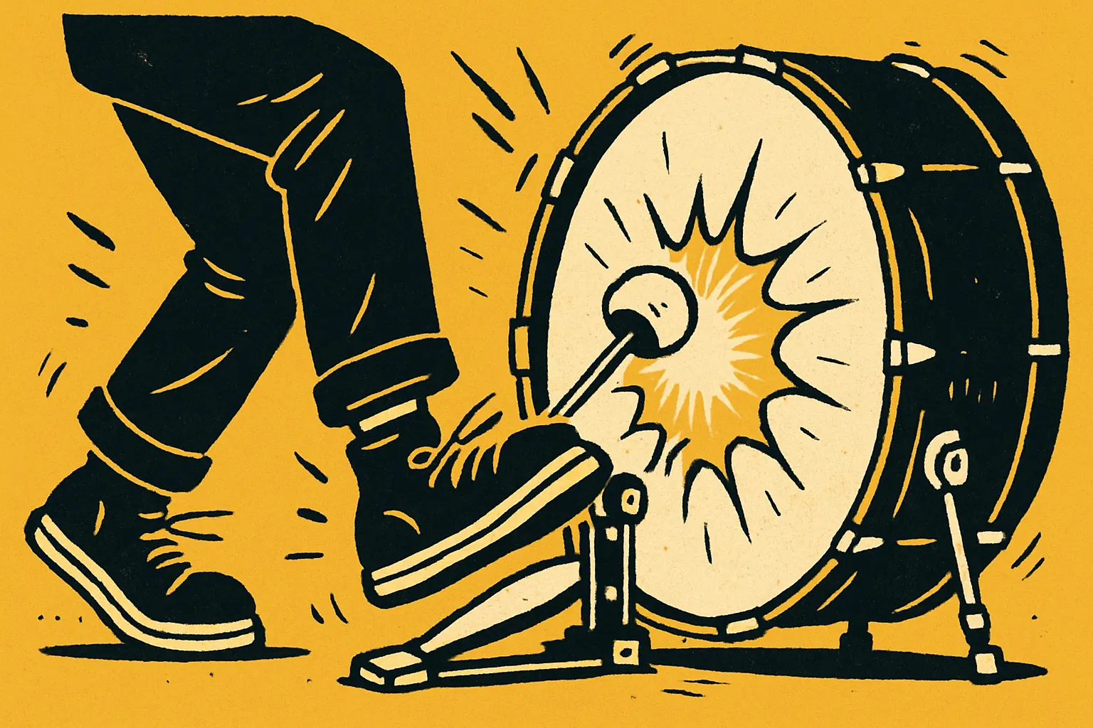Illustration for “What Is a Kick Drum and How Drum Beats Work”