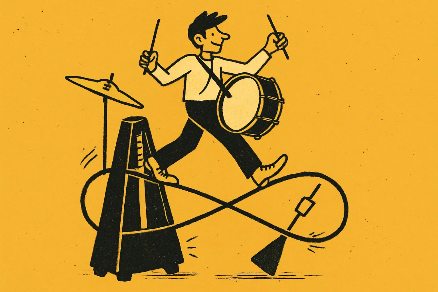 Illustration for “Drum Timing and Time Signatures Explained for Beginners”