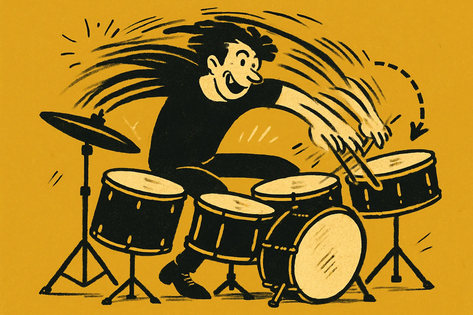 Illustration for “How to Play Drum Fills (Beginner Guide)”