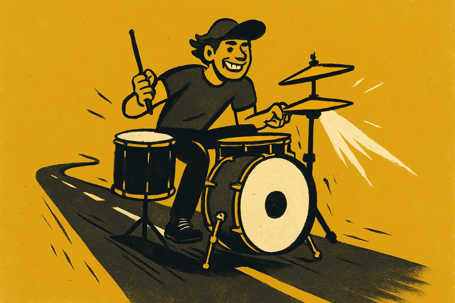 Illustration for “How to Play Highway to Hell on Drums”