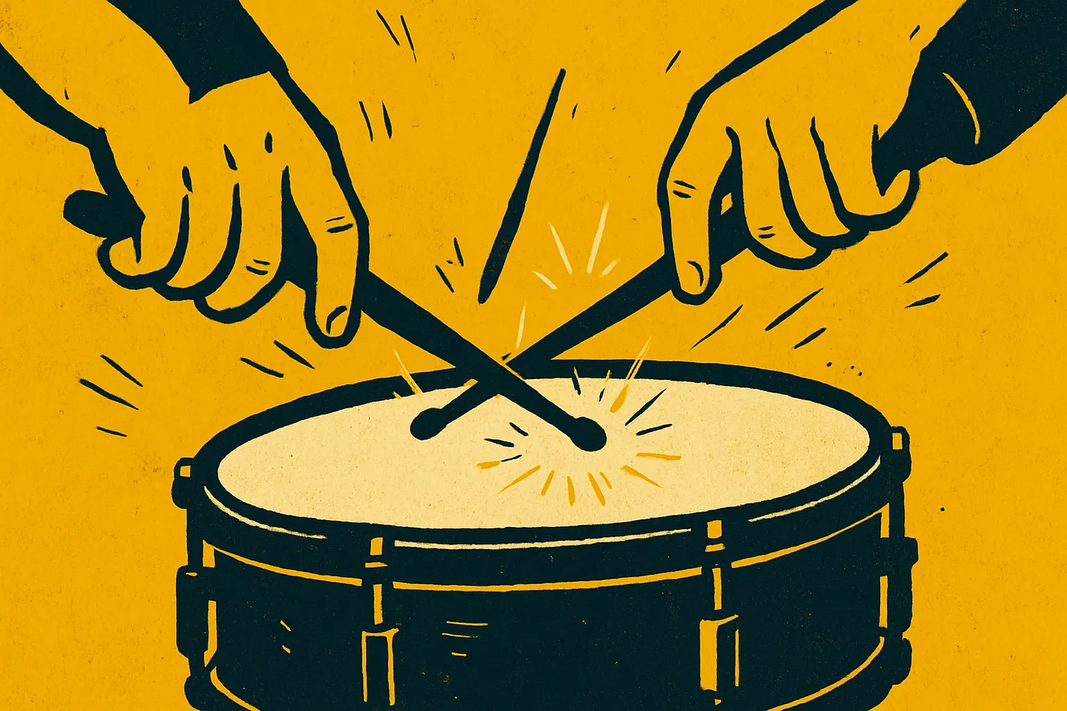 Illustration for “How to Play the Snare Drum: Beginner Basics”