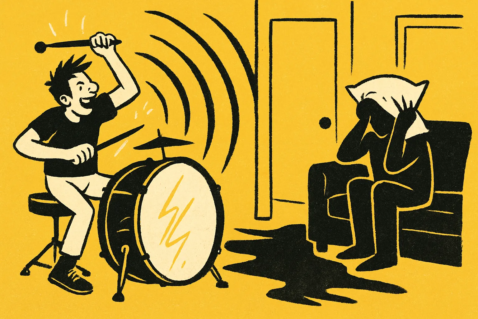 Illustration for “Living With Humans”