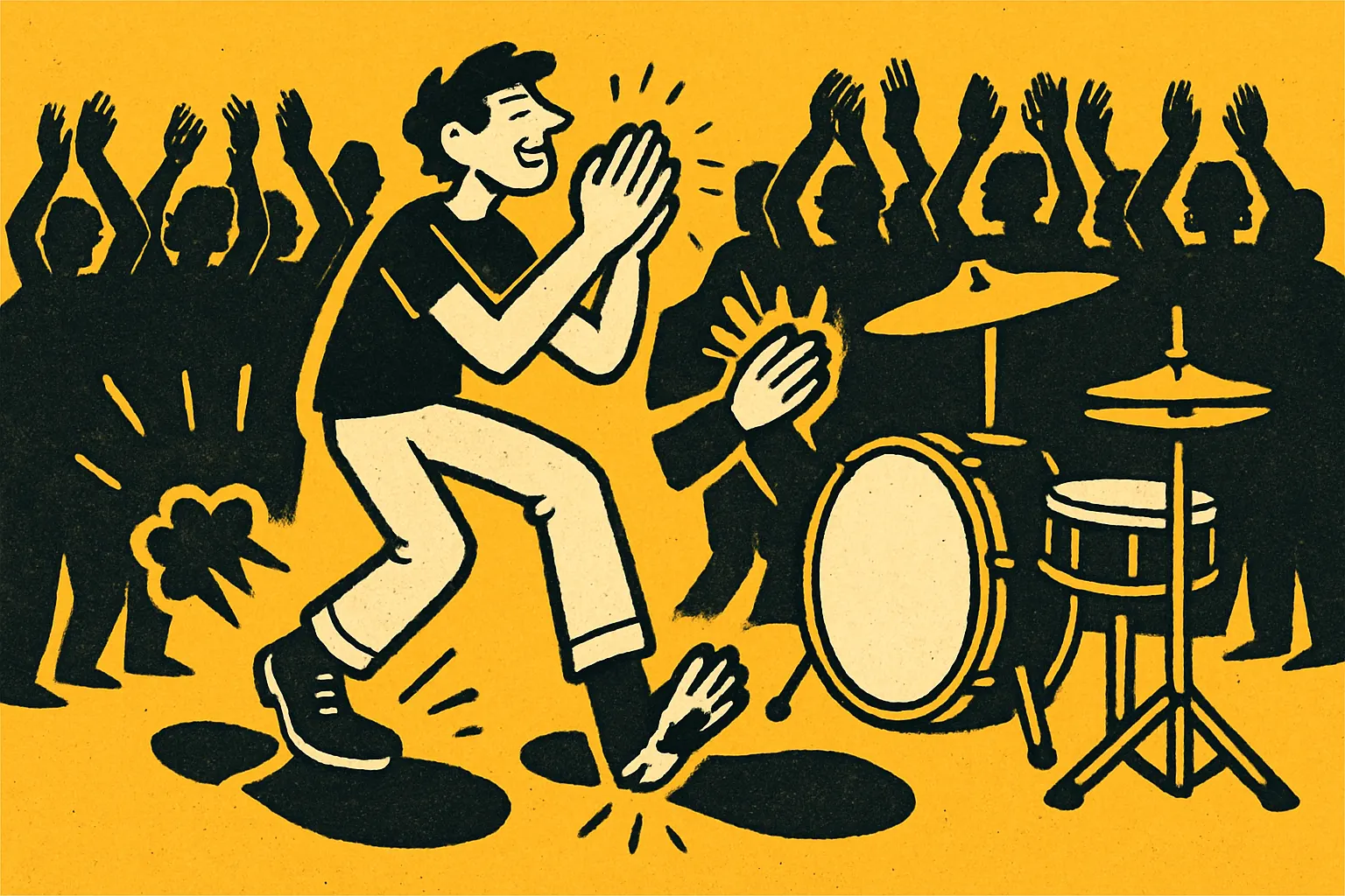 Illustration for “How to Play We Will Rock You on Drums”